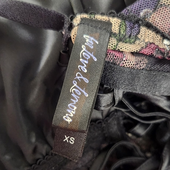 New!For Love and Lemons Clara Floral Lace Romper - Picture 12 of 14